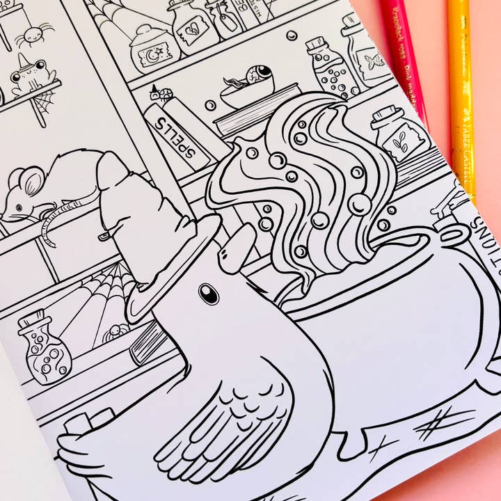 Pixiecraft - Wholesale Coloring & Activity Book - Kids & Baby - Dapper Ducks Illustrated A5 Colouring Book9