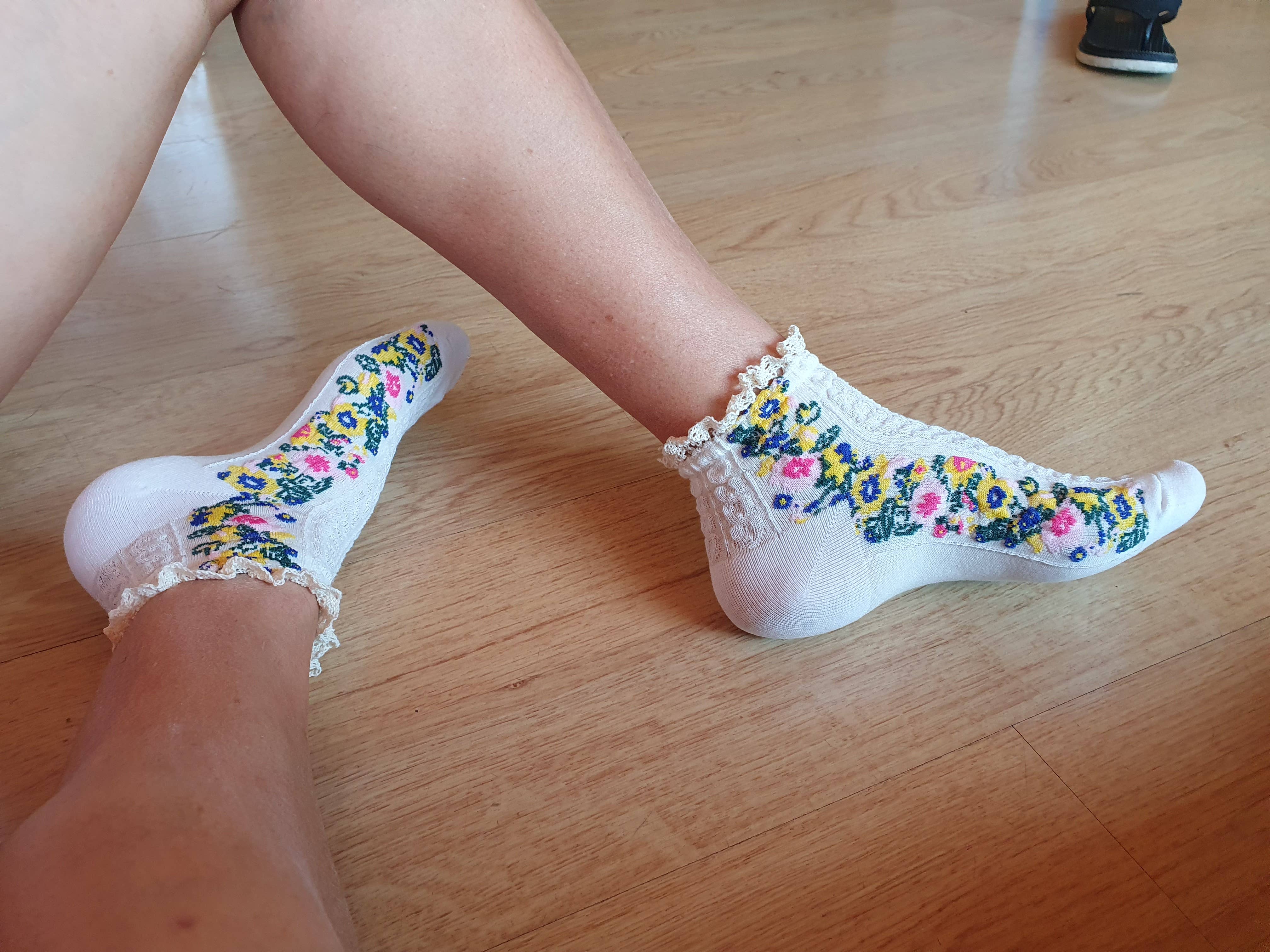 Ivedin - Vente Chaussettes – femme - Lots de chaussettes courtes en coton ethnique pour femmes3