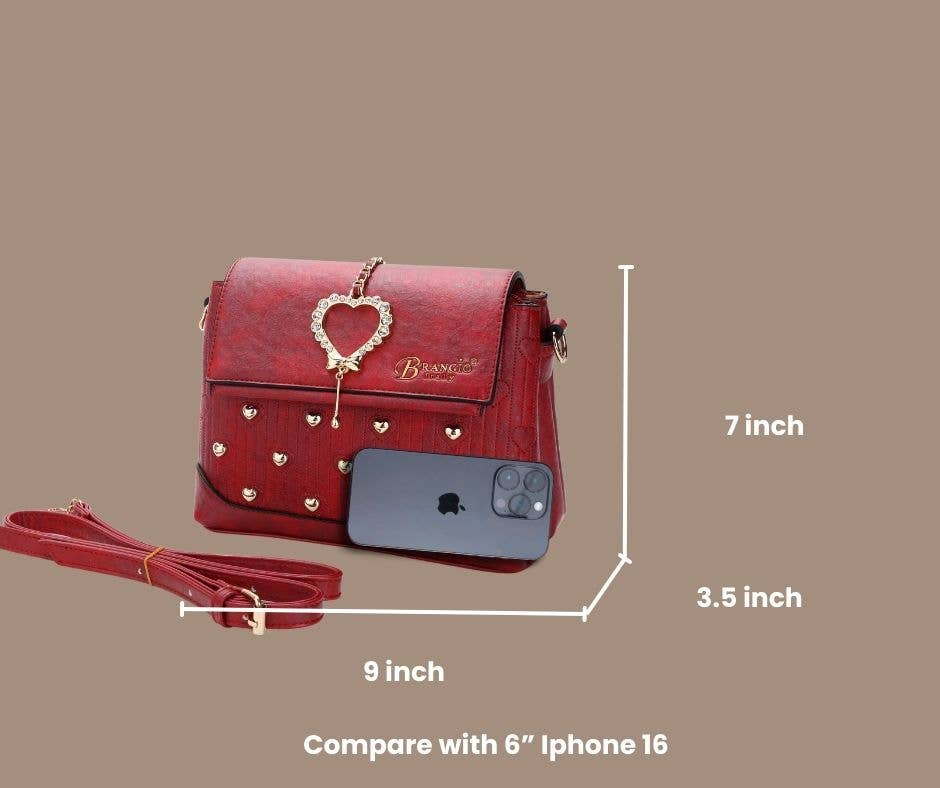 Brangio (Italy) Company Inc. - Vente Sac à bandoulière – femme - Sac bandoulière Brangio Italy Glow Heart9