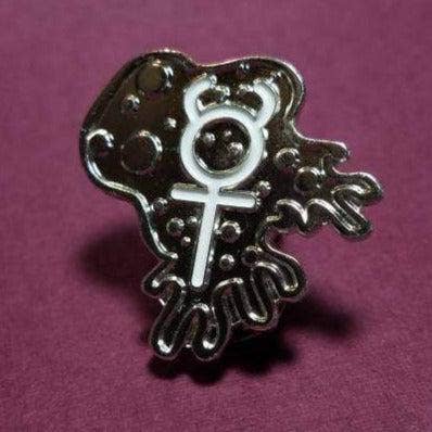 Mercury Element Enamel Pin for wholesale by Goetic Impressions