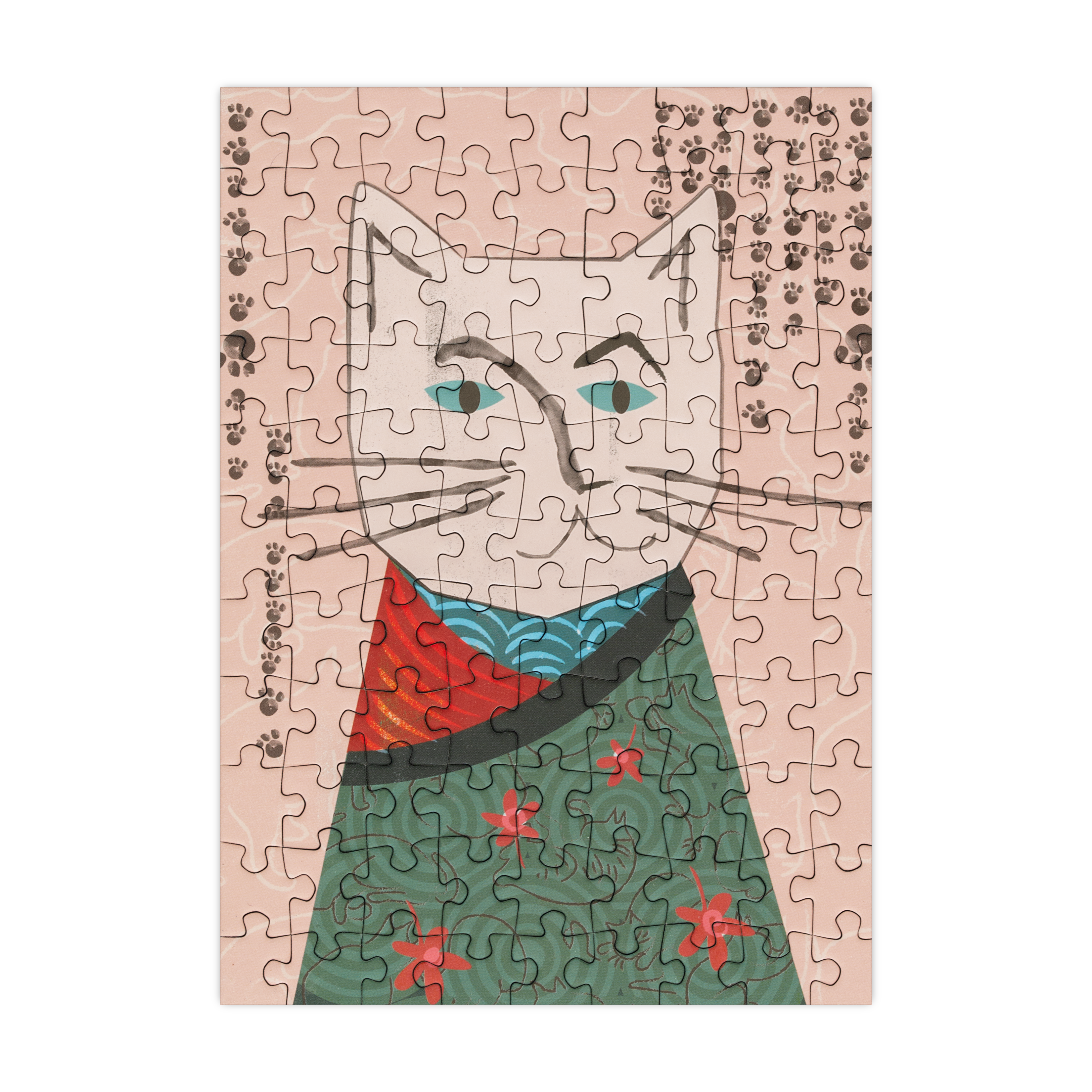 Happily Puzzles – wholesale Puzzle – Adult – Kittygawa Hiroshige - 99 Piece Mini Jigsaw Puzzle1
