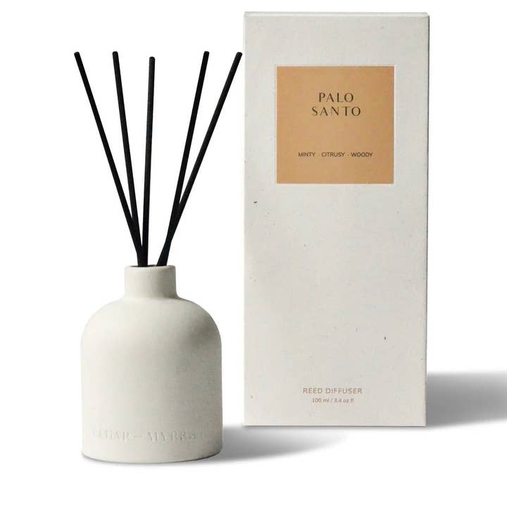 Palo Santo Reed Diffuser for wholesale by Cedar and Myrrh