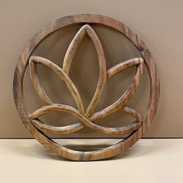 ByBazz - Wholesale Wall Accent - Woodcarving Lotus Geolied2