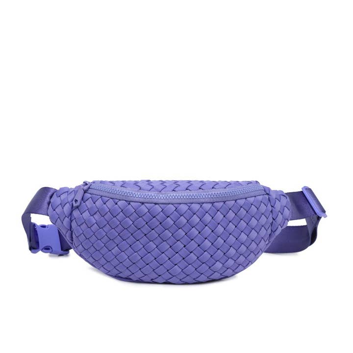 Sol and Selene - Vente Sac ceinture – femme - Sac banane tissé en néoprène Aim High59