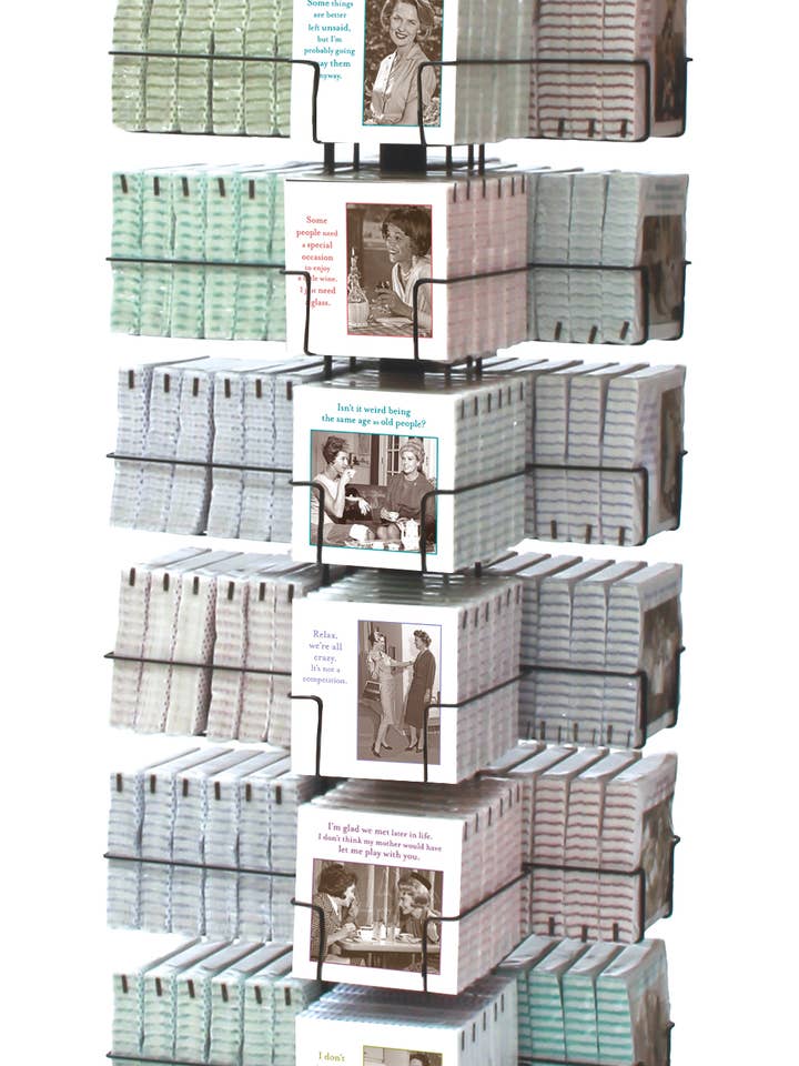 Beverage Napkin Floor Display for wholesale by Shannon Martin Design