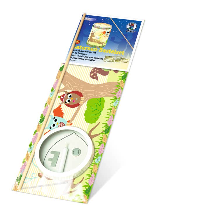 Kit de manualidades con faroles 19 «Animales del bosque» para venta al por mayor de URSUS® / Buntpapierfabrik Ludwig Bähr GmbH & Co. KG