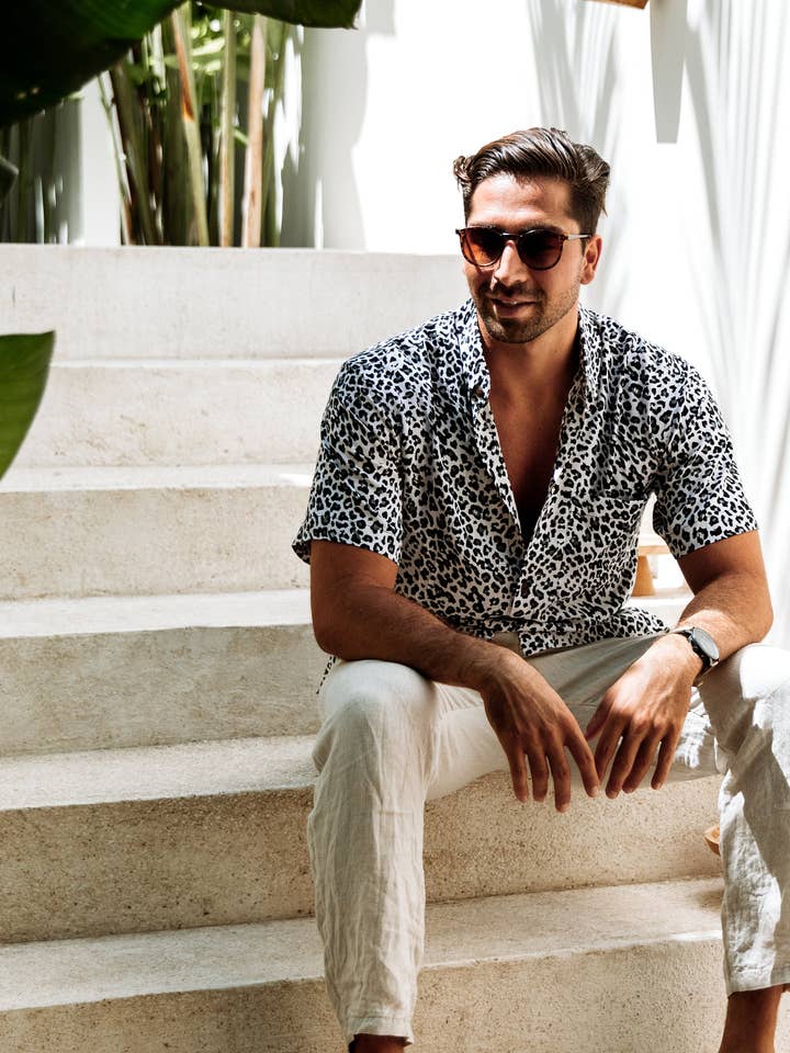 The Island Cat - Short Sleeve Shirt for wholesale by Kenny Flowers