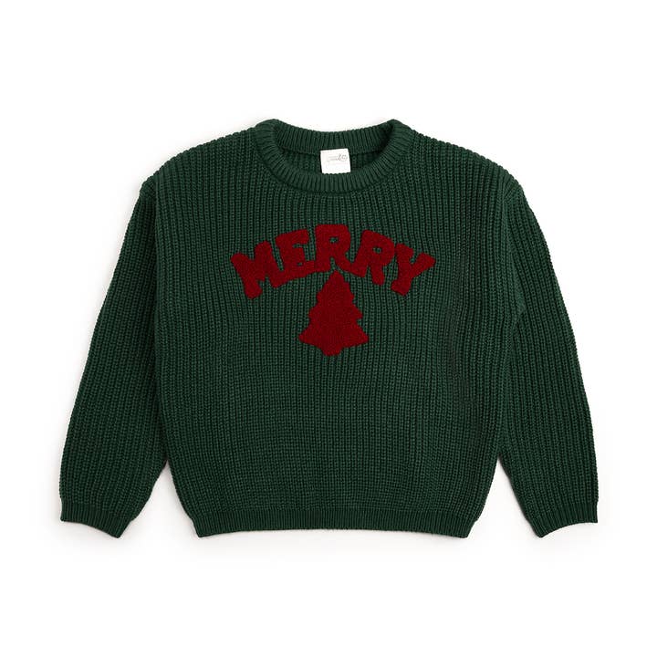 Sweet Wink - Wholesale Knit Sweater - Kids - Merry Patch Christmas Knit Sweater - Boys Clothing - Holiday0