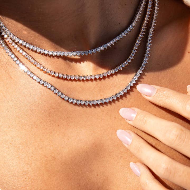 Loren Hope - Wholesale Link & Chain Necklace - Mercer Slider Tennis Necklace5