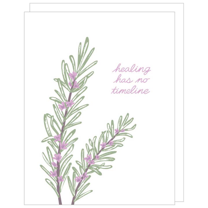 Carte de soutien Brin de Romarin pour la vente par Smudge Ink