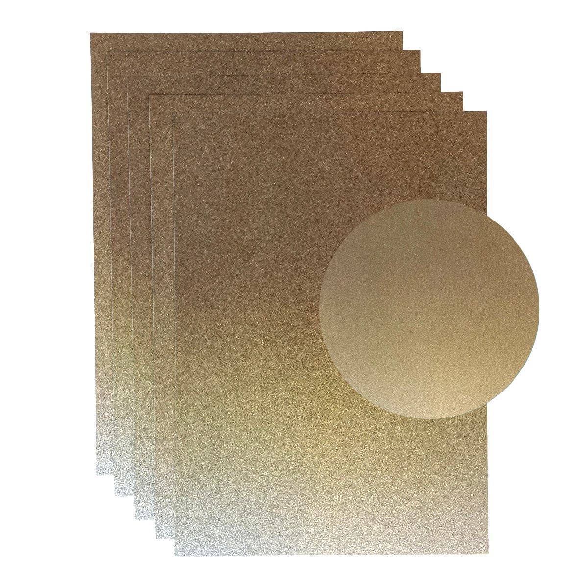 Tonic Studios – wholesale Craft supplies – Craft Perfect - Ombre Glitter Card - Oyster Luster - A4 (5/PK) - 8892E2