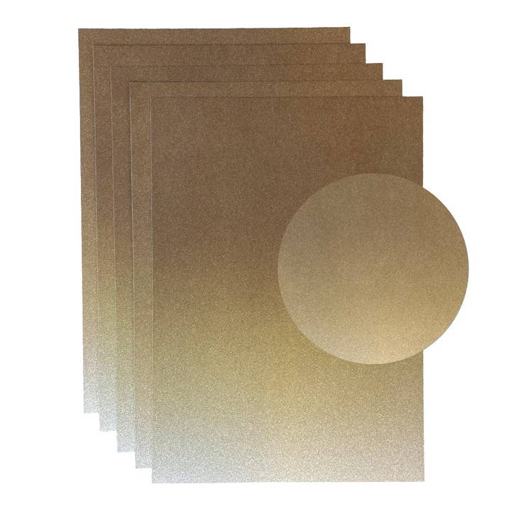 Tonic Studios – wholesale Craft supplies – Craft Perfect - Ombre Glitter Card - Oyster Luster - A4 (5/PK) - 8892E2