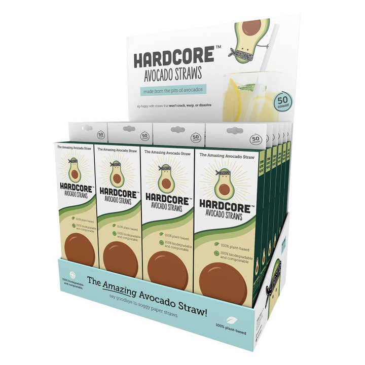 DM Merchandising - Wholesale Drinking Straw - Hardcore Avocado Straws