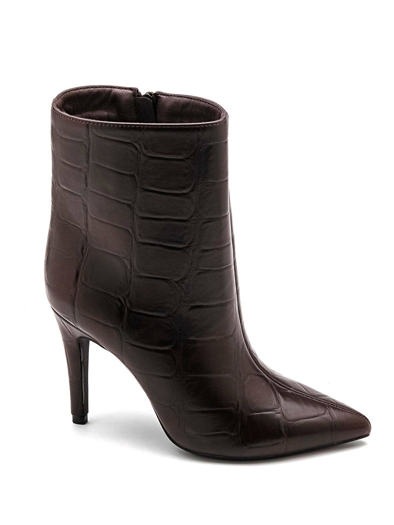 No Doubt Shoes – wholesale Booties – Women's – WOMEN'S CROC HEELED ANKLE BOOTS14