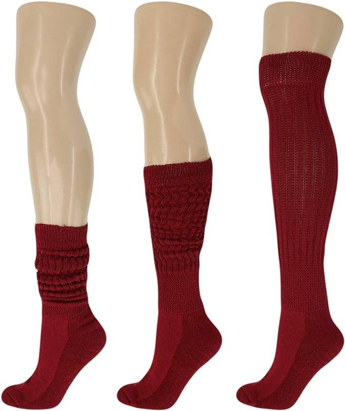 Mars Outlet Store LLC - Wholesale Socks - Women's - Cotton Slouch Boot Socks for Women Shoe Size 5 to 10 3 Pairs15