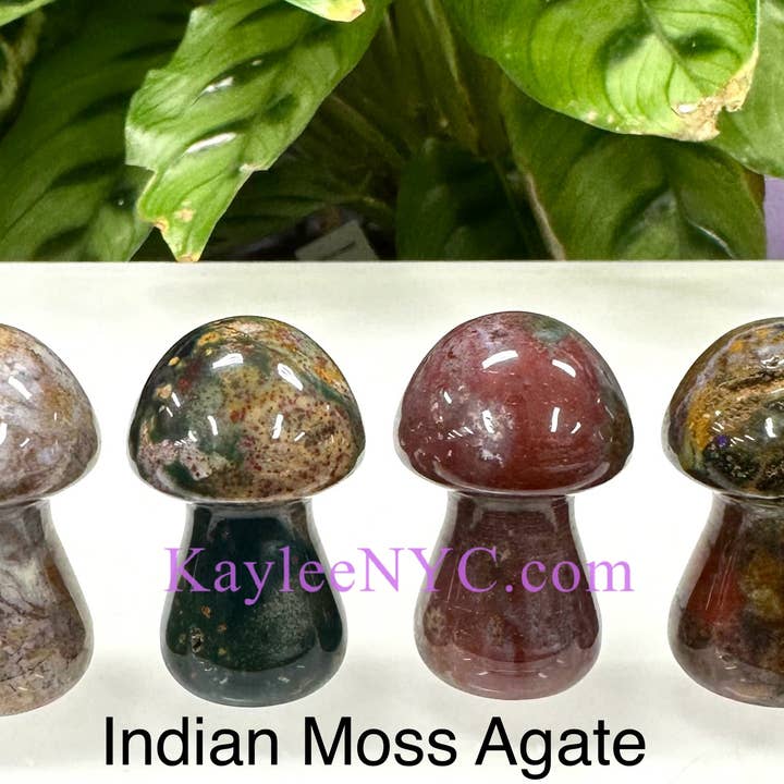 KayleeNYC - Wholesale Spiritual Stone/Crystal - Natural mix Crystal Mushrooms 3.5cm Crystal Healing7