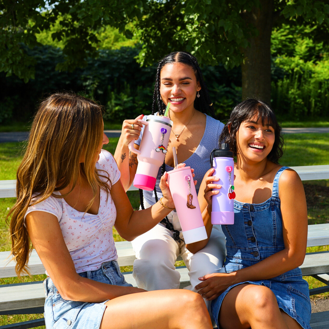CharCharms - Wholesale Water Bottle - Cowgirl Water Bottle Charm with Hook8