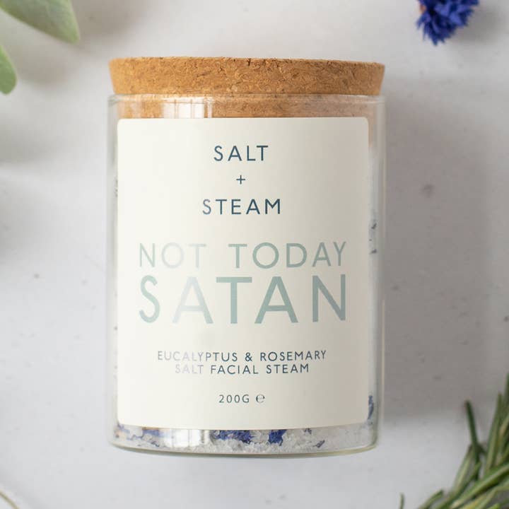 Not Today, Satan - Eucalyptus Facial Steam 50g & 200g for wholesale by Salt + Steam