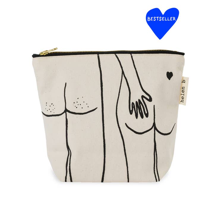 toilet bag naked couple back for wholesale by helen b