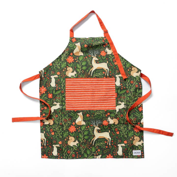 Gingiber - Wholesale Apron - Christmas Forest Apron – Holiday Baking, Evergreen4