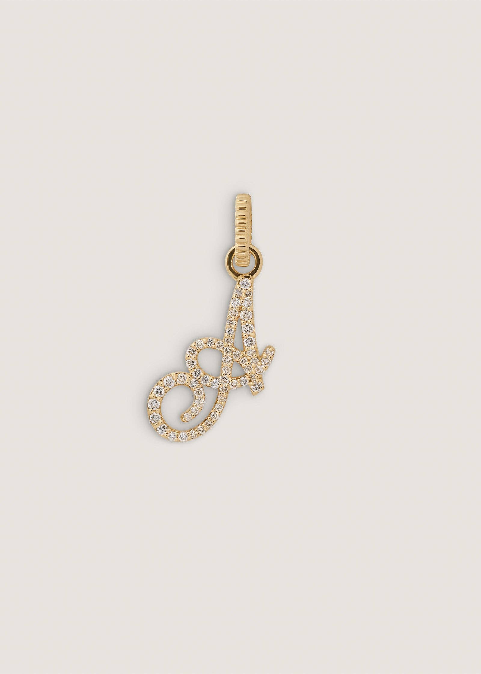 Kinn - Wholesale Individual charm/pendant - Pave Love Letter Charm Pendant