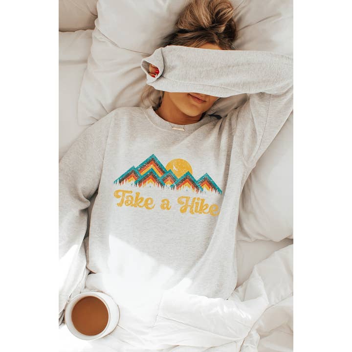 Illustrated Society - Wholesale Sweatshirt - Women's - TAKE A HIKE VINTAGE GRAPHIC SWEATSHIRTS1