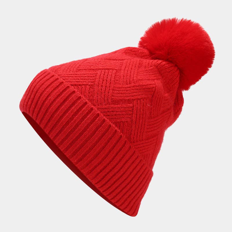 Dipped Shop - Wholesale Winter Accessory Set - Women's - 3PCS Solid Color Twist Hat & Scarf Sets DPHS034422