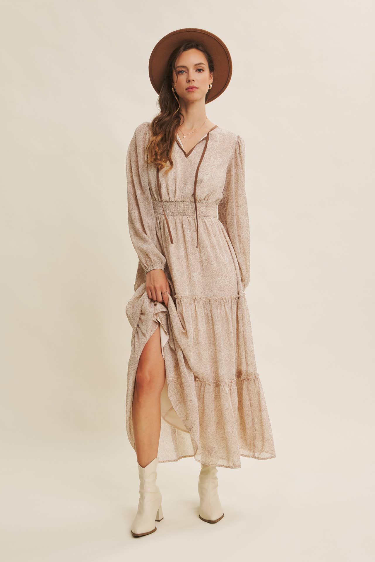 in february - Wholesale Dress - Women's - DELICATE ROMANTIC SHEER FLORAL MAXI DRESS24