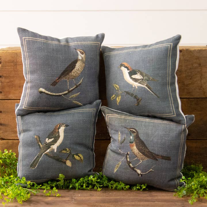 Audrey's Home & Gift - Wholesale Throw/Decorative Pillow - Pillows - Birds On Branches (Pk/03 Ast)1