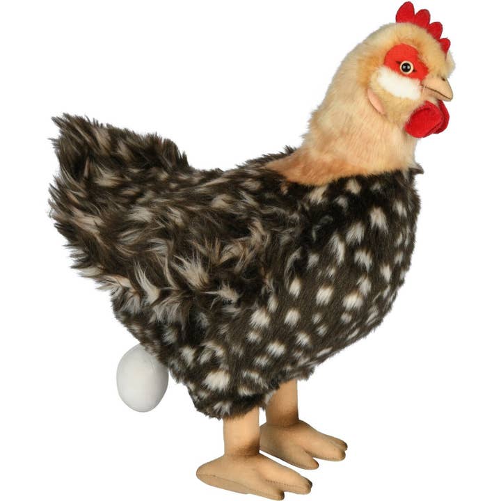 Uni Toys – wholesale Fyllda/plyschleksaker - Barn och baby – Höna - Med ägg - 37 cm (höjd) - gos/plyschleksak