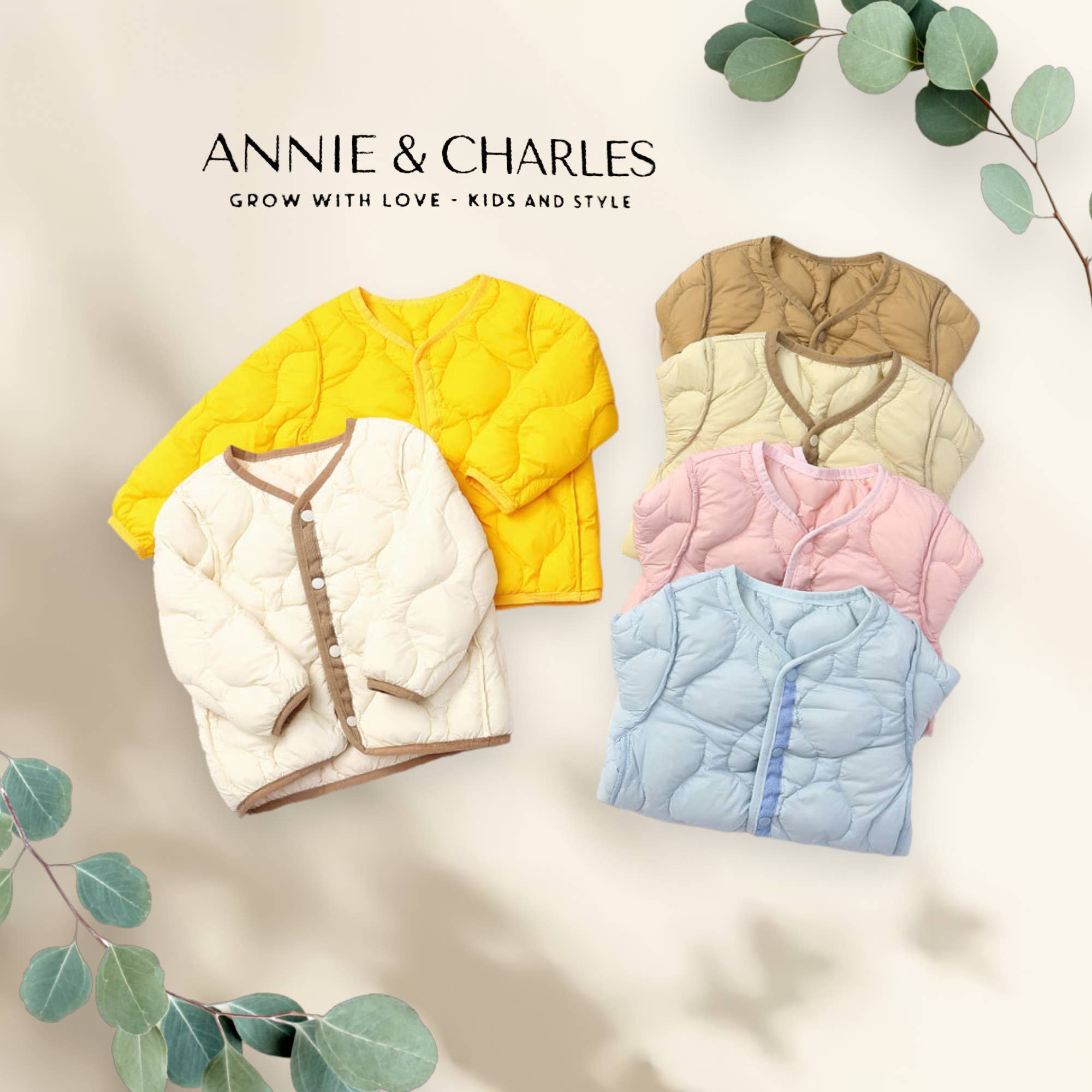 Annie & Charles - Wholesale Puffer Jacket - Kids - Annie & Charles® lightweight quilted jacket with down filling7