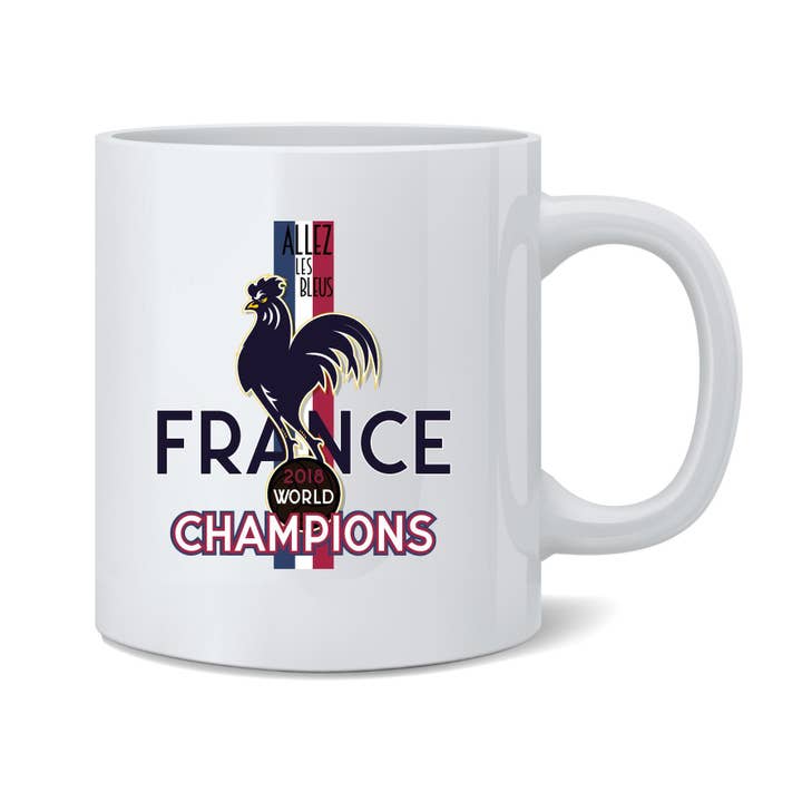 France Soccer 2018 World Champions Football Coffee Mug 11oz for wholesale by Gotham Gifts