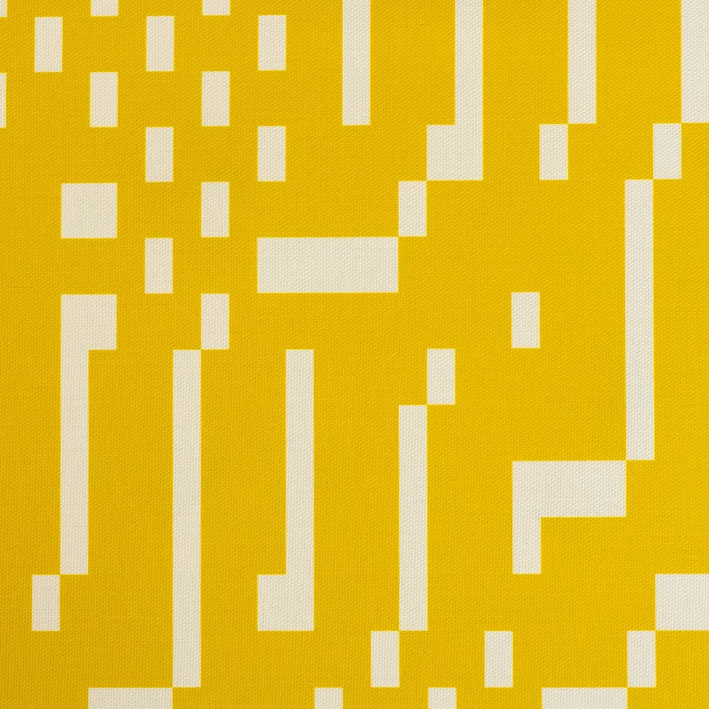 Really Nice Things - Wholesale Fabric - Outdoor Pixel Yellow Fabric x meters0