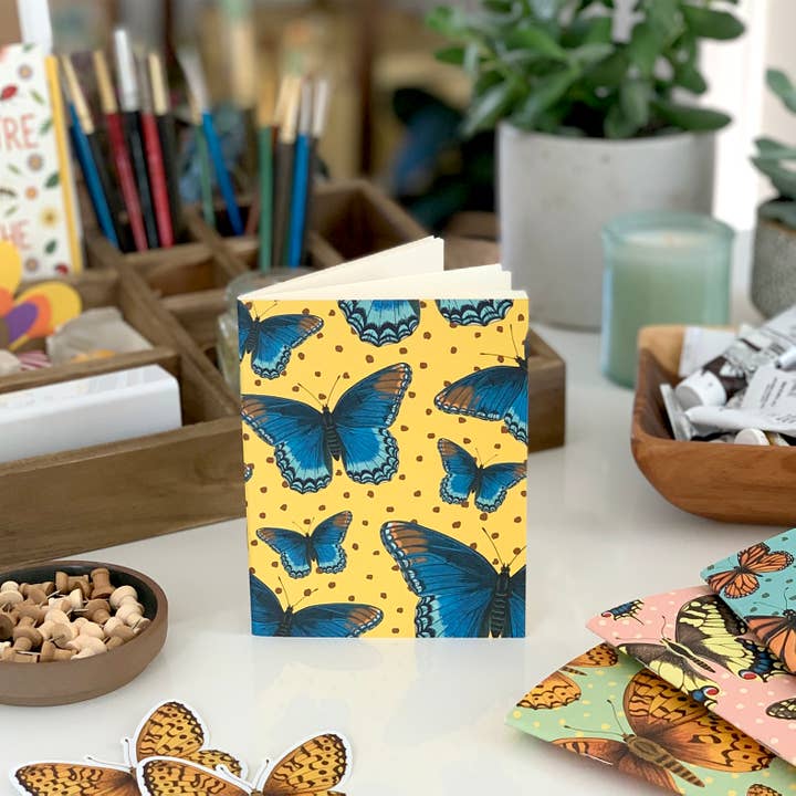 Yeppie Paper – Großhandel Notizbücher – Rotgeflecktes Notizbuch mit lila3