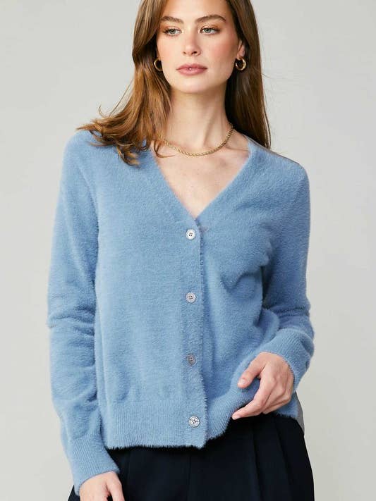 Tilbage Vævet Kontrast Cardigan for engroshandel hos Current Air