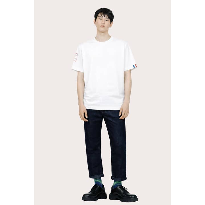 T-shirt Vague Bianco LO NEEL per la vendita all'ingrosso da parte di Lo Neel