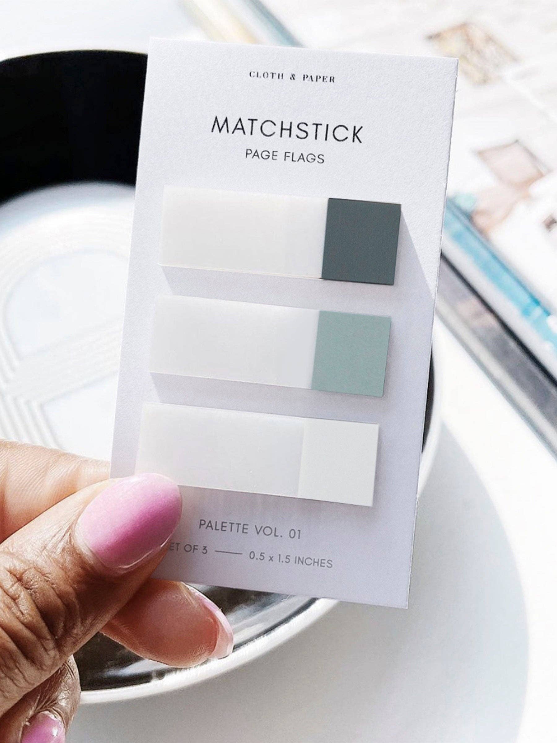 Cloth & Paper – Engroshandel Klistermærke – Matchstick Side Flag Sæt2