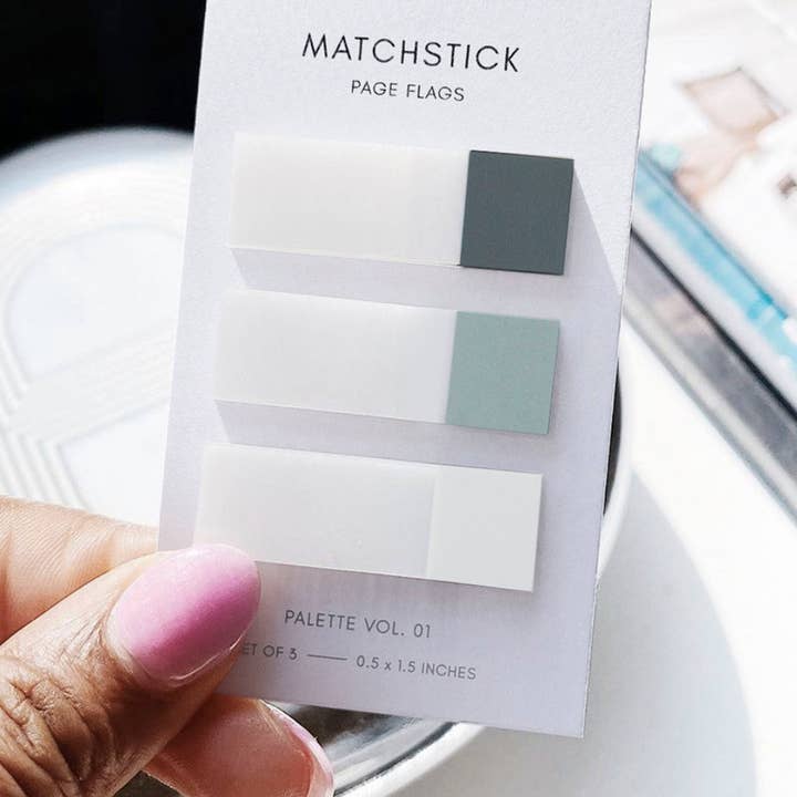 Cloth & Paper – Engroshandel Klistermærke – Matchstick Side Flag Sæt2