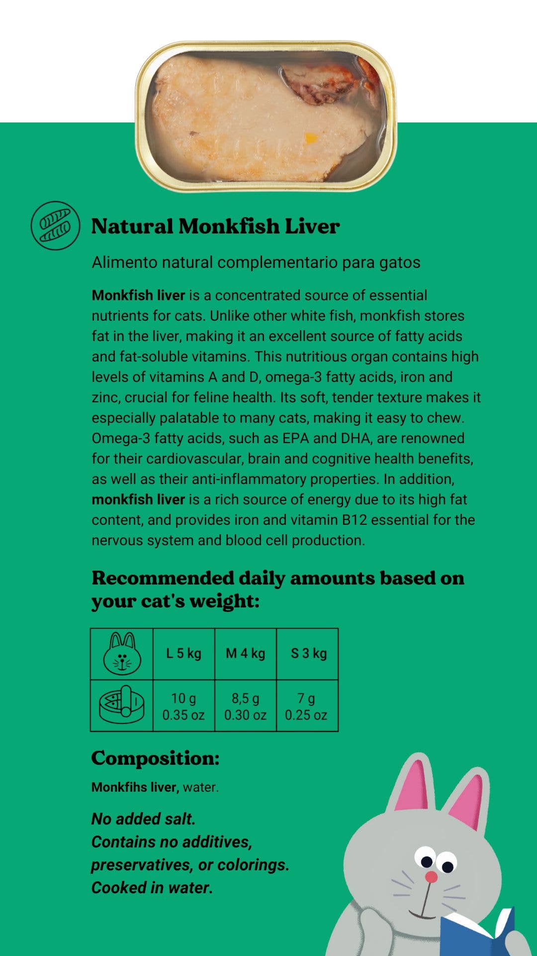 Canumi - Wholesale Pet Food - Cat - Natural monkfish liver Cats4