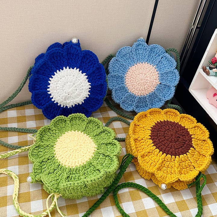 SMALL FRESH CONTRAST COLOR CROCHET SHOULDER BAG_CWAB2411 for wholesale by ACCITY