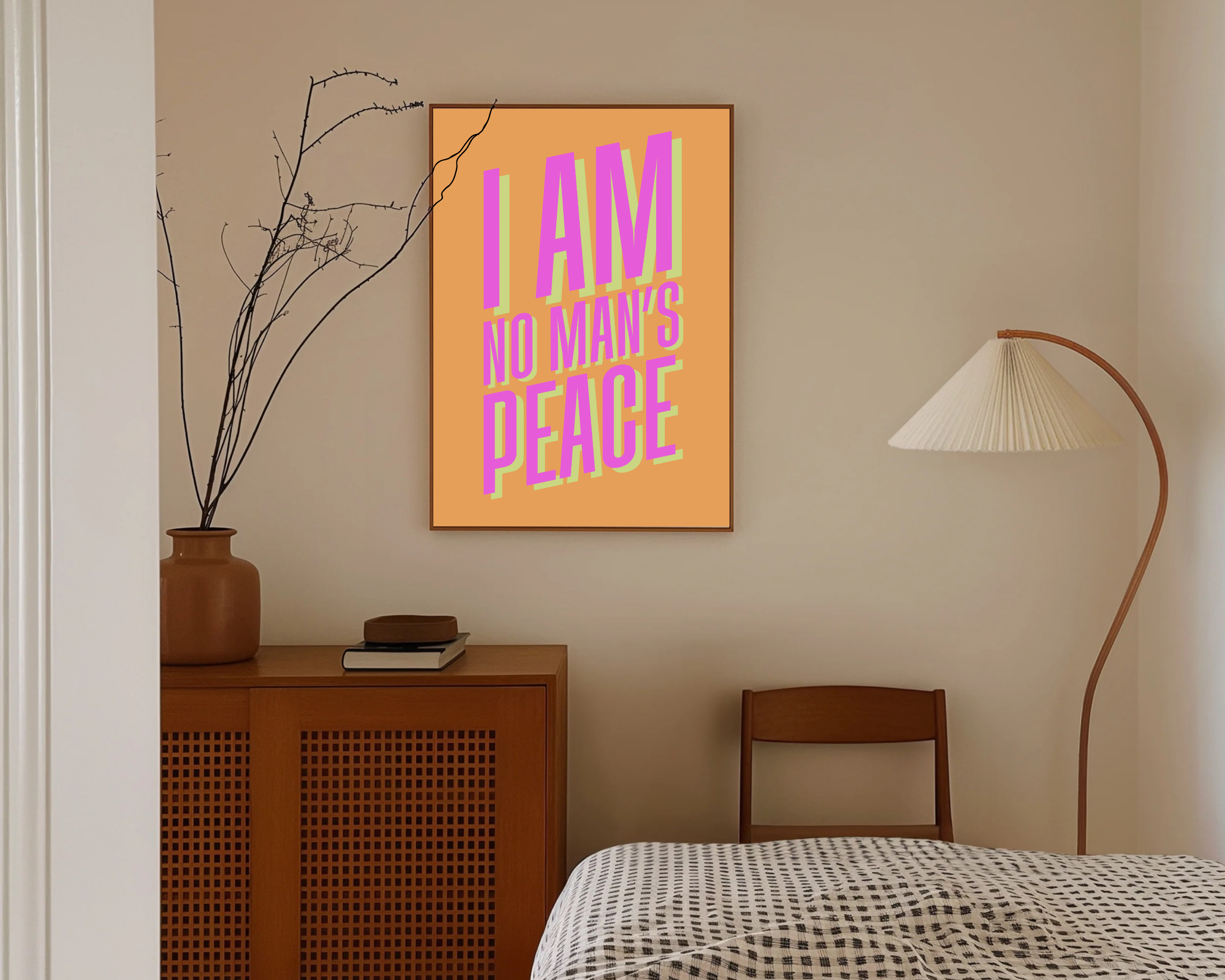 Olive Street Collective - Wholesale Art Print - I Am No Man's Peace Print7