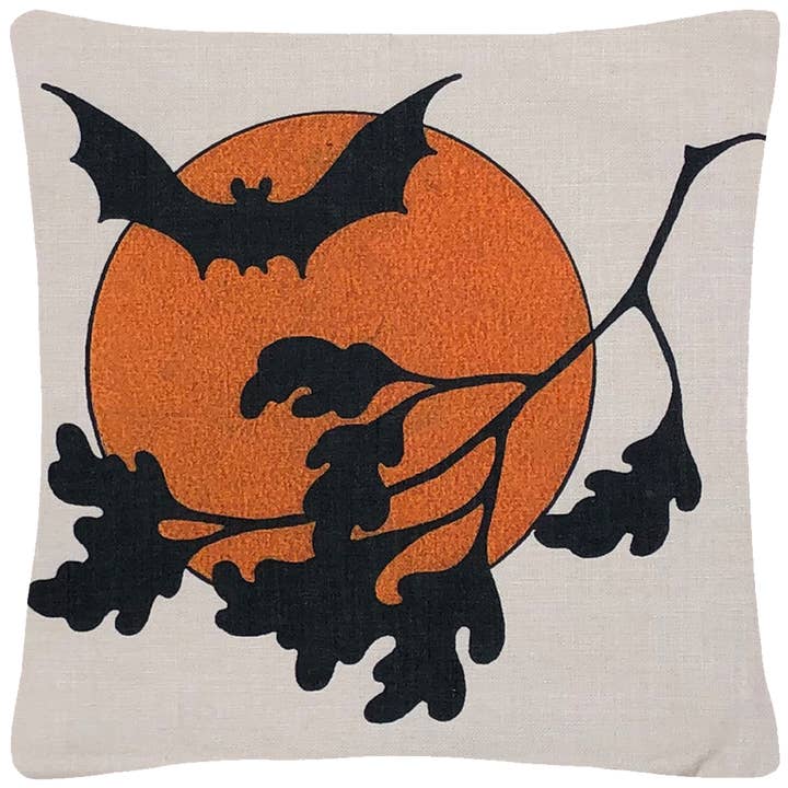 Halloween Bat kasta kudde med infoga för wholesale av Golden Hill Studio