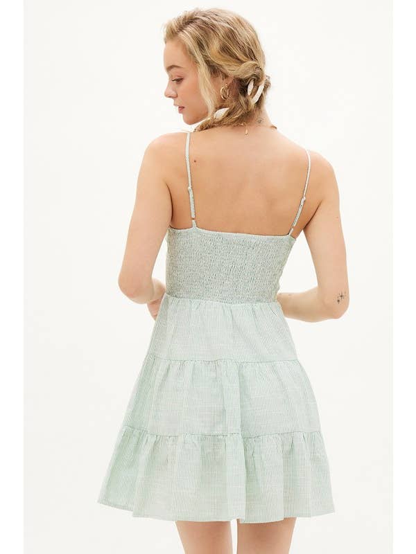 ILLA ILLA - Vente Robe – femme - Robe rayée en lin2