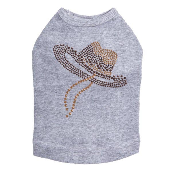 Chapeau - Cowboy marron - Réservoir pour chien pour la vente par Dog in the Closet