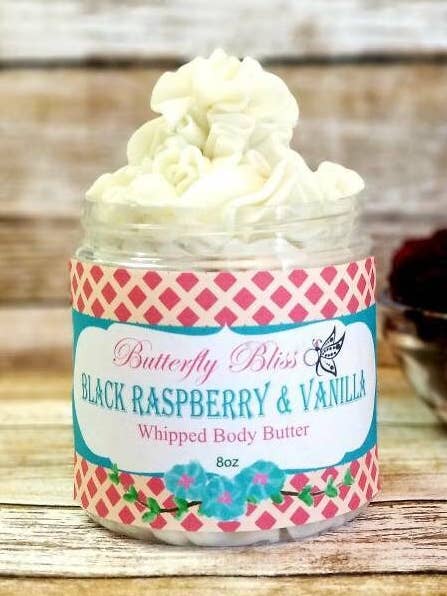 Vanilla Lotion / Black Raspberry and Vanilla Lotion / Black Raspberry Cream / Gifts for Mom / Gifts for Teachers/ Teacher Gifts / Gift Ideas for wholesale by Butterfly Bliss