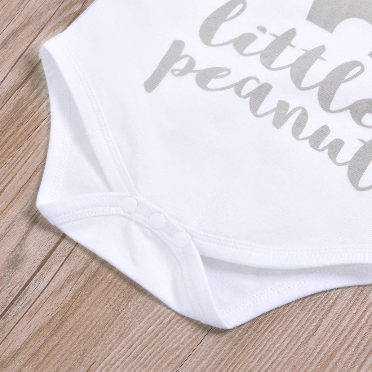 PatPat - Wholesale Clothing Set - Baby - 3-Piece Baby “LITTLE PEANUT” Bodysuit, Pants & Hat5
