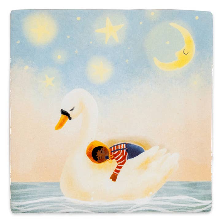 Loaded with love, variation 1 | StoryTiles art on tile for wholesale by StoryTiles