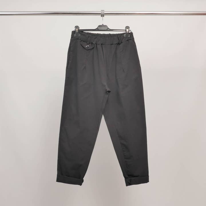 Cecile Wang - Wholesale Pants - Women's - Carrot pants with elastic waistband CVA823711-22