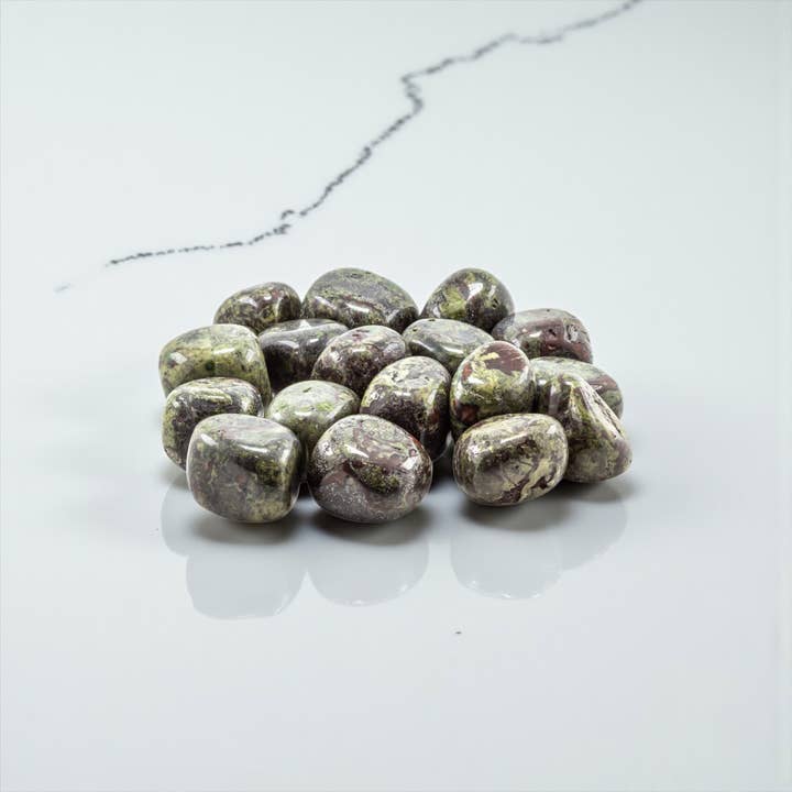 Dragon Bloodstone Tumbled 20-30mm 1KG/2lbs for wholesale by Quasar Gems USA