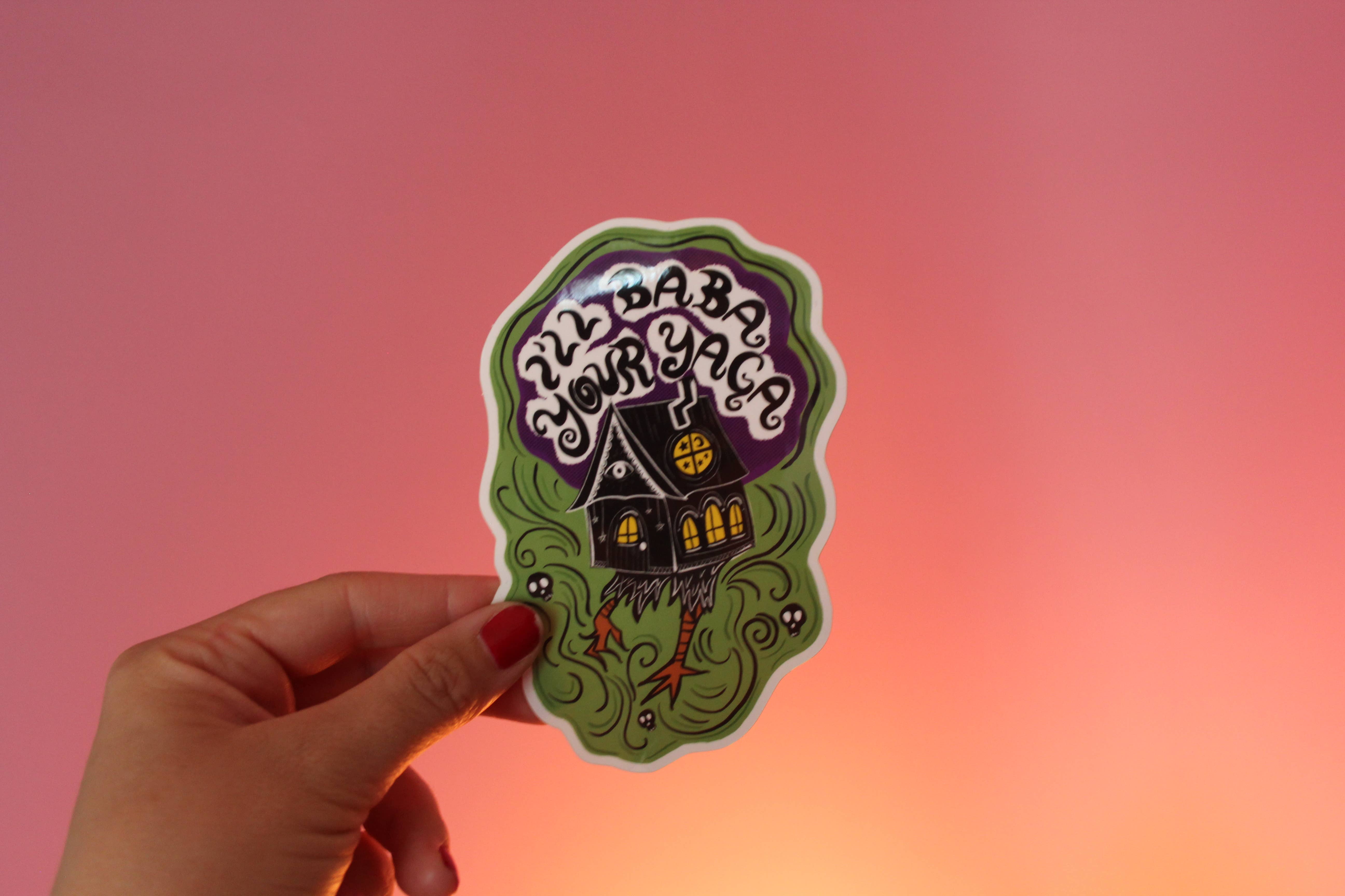 Midge Blitz - Wholesale Sticker - I'll Baba Your Yaga Vinyl Sticker4